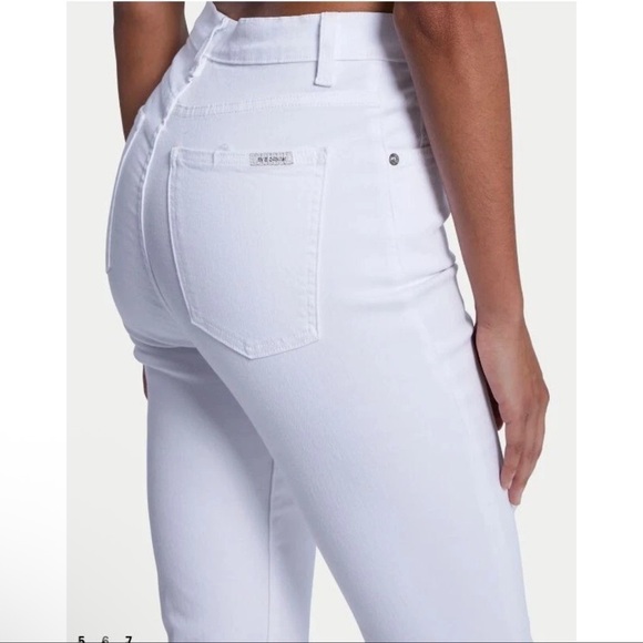Eve Denim The Juliette Jean White Blanc Button Fly High Rise Size 31 $245 - Picture 1 of 8